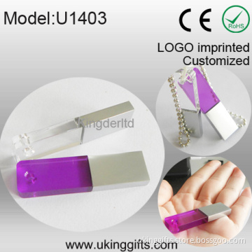 Promotion Mini Crystal Metal USB Flash Disk with USB Pen Drive
